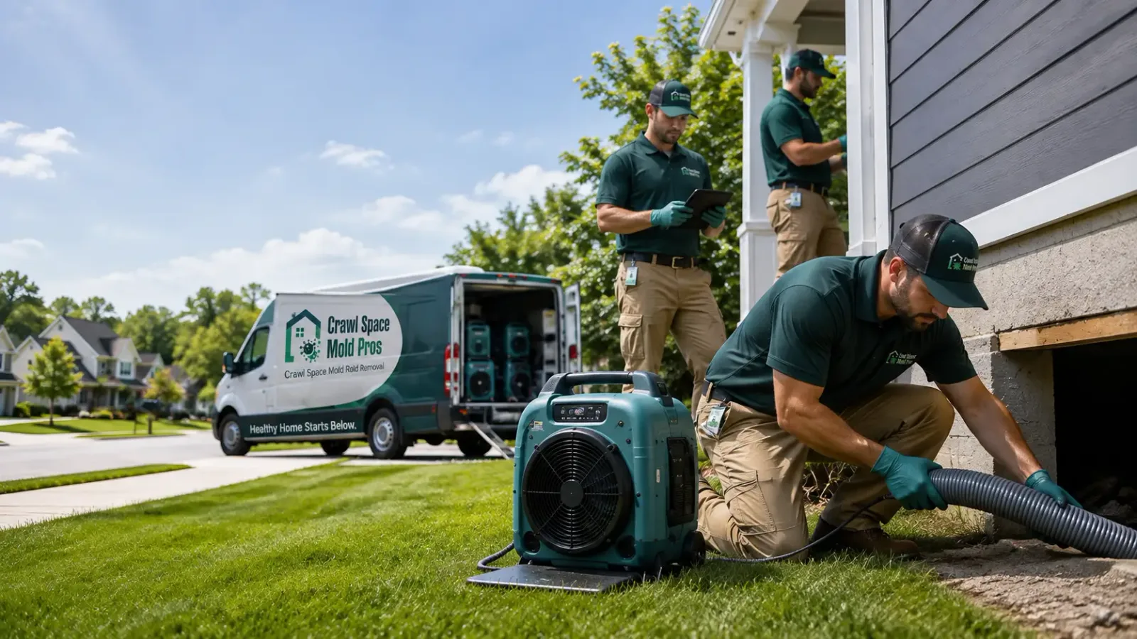 Crawl Space Mold Removal in Paoli, IN
